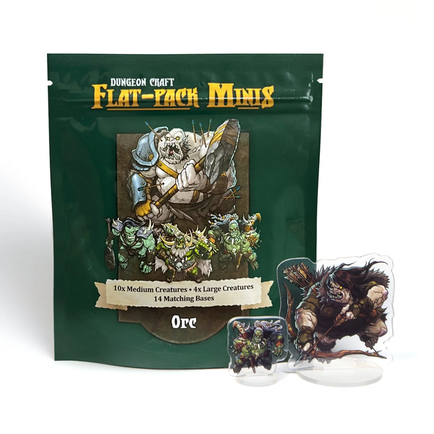 1985 Games: Flat Pack Miniatures - Orc Party