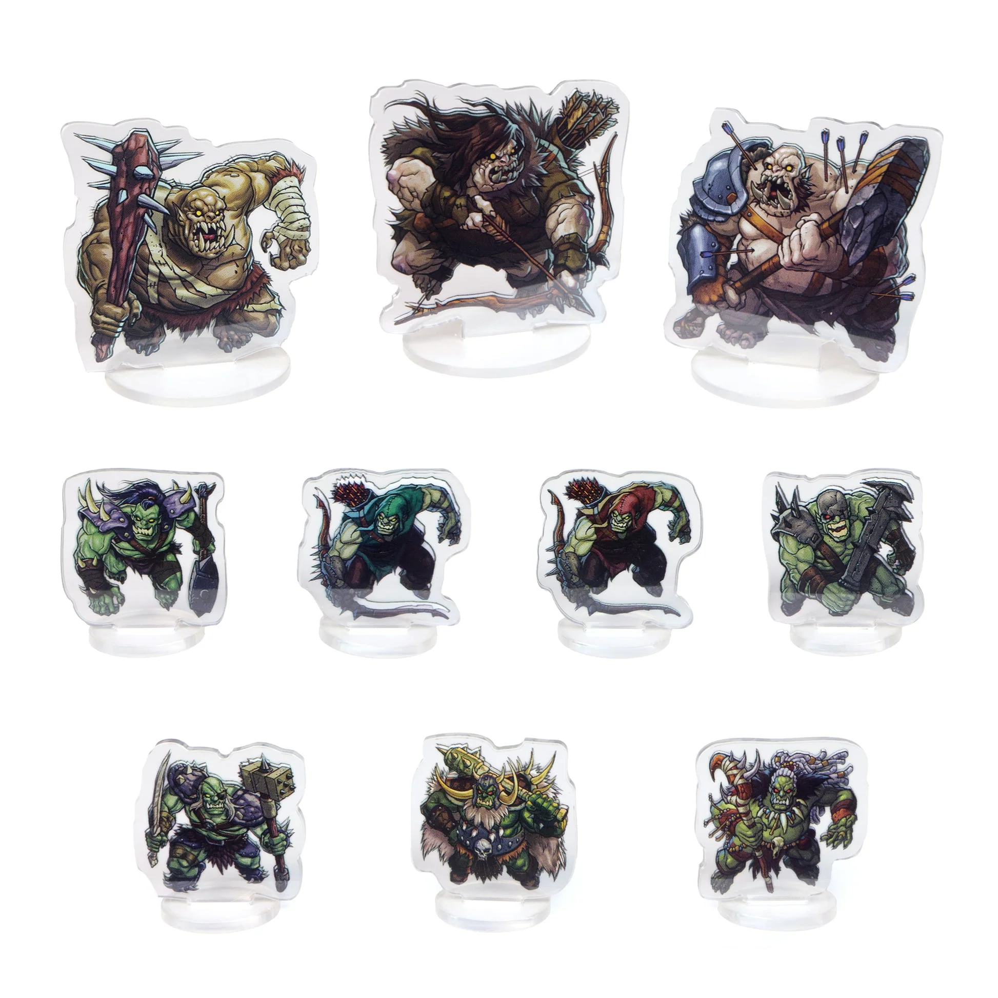 1985 Games: Flat Pack Miniatures - Orc Party - Image 2
