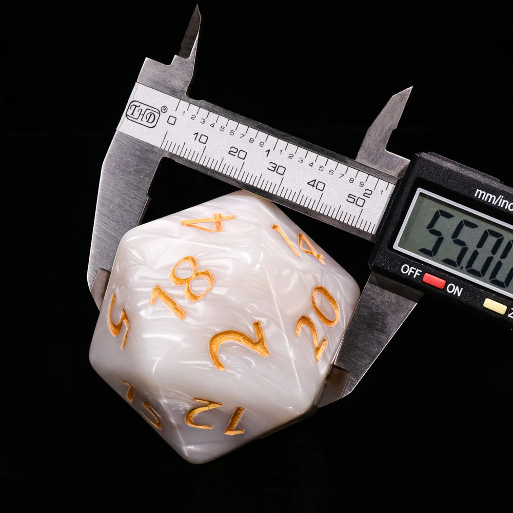 55mm Titan D20 - White Pearl