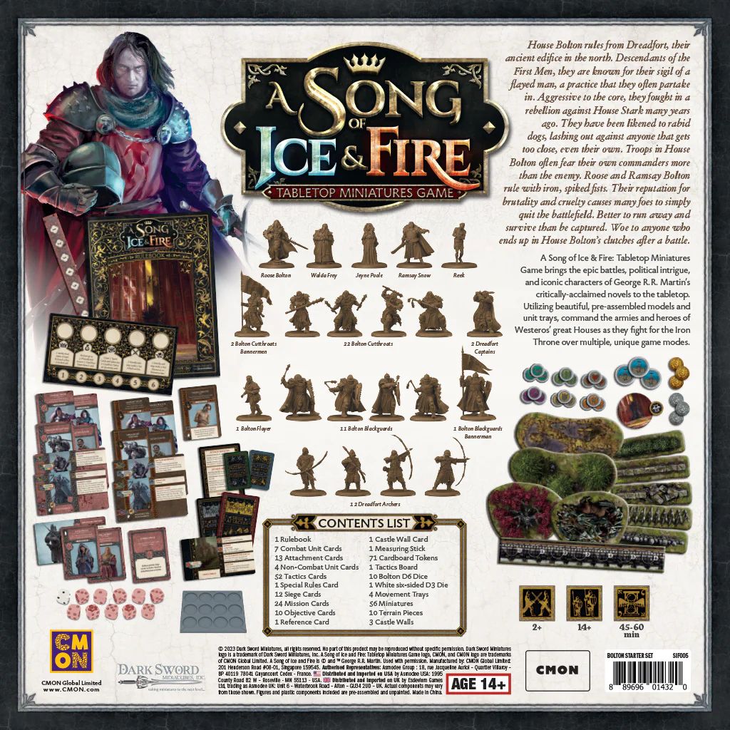 A Song of Ice & Fire: Miniatures Game - Bolton Starter Set - Image 2