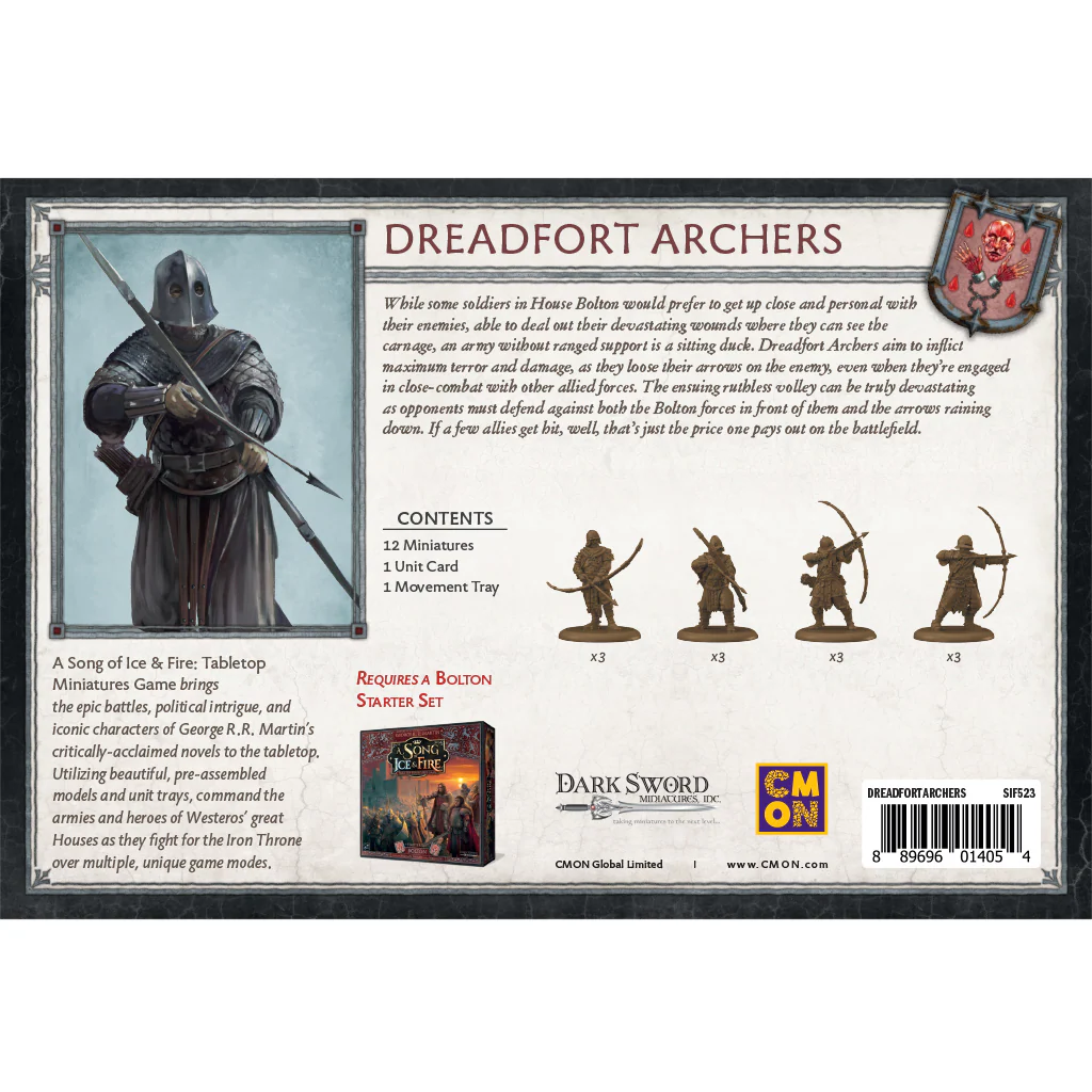 A Song of Ice & Fire: Miniatures Game - Dreadfort Archers - Image 2