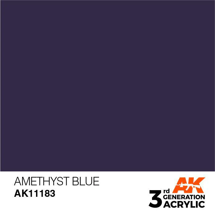 AK Interactive: 3G Acrylic Paint - Amethyst Blue (17ml) - Image 2