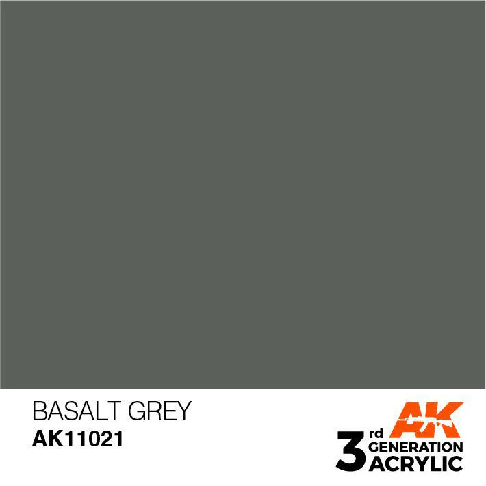 AK Interactive: 3G Acrylic Paint - Basalt Grey (17ml) - Image 2