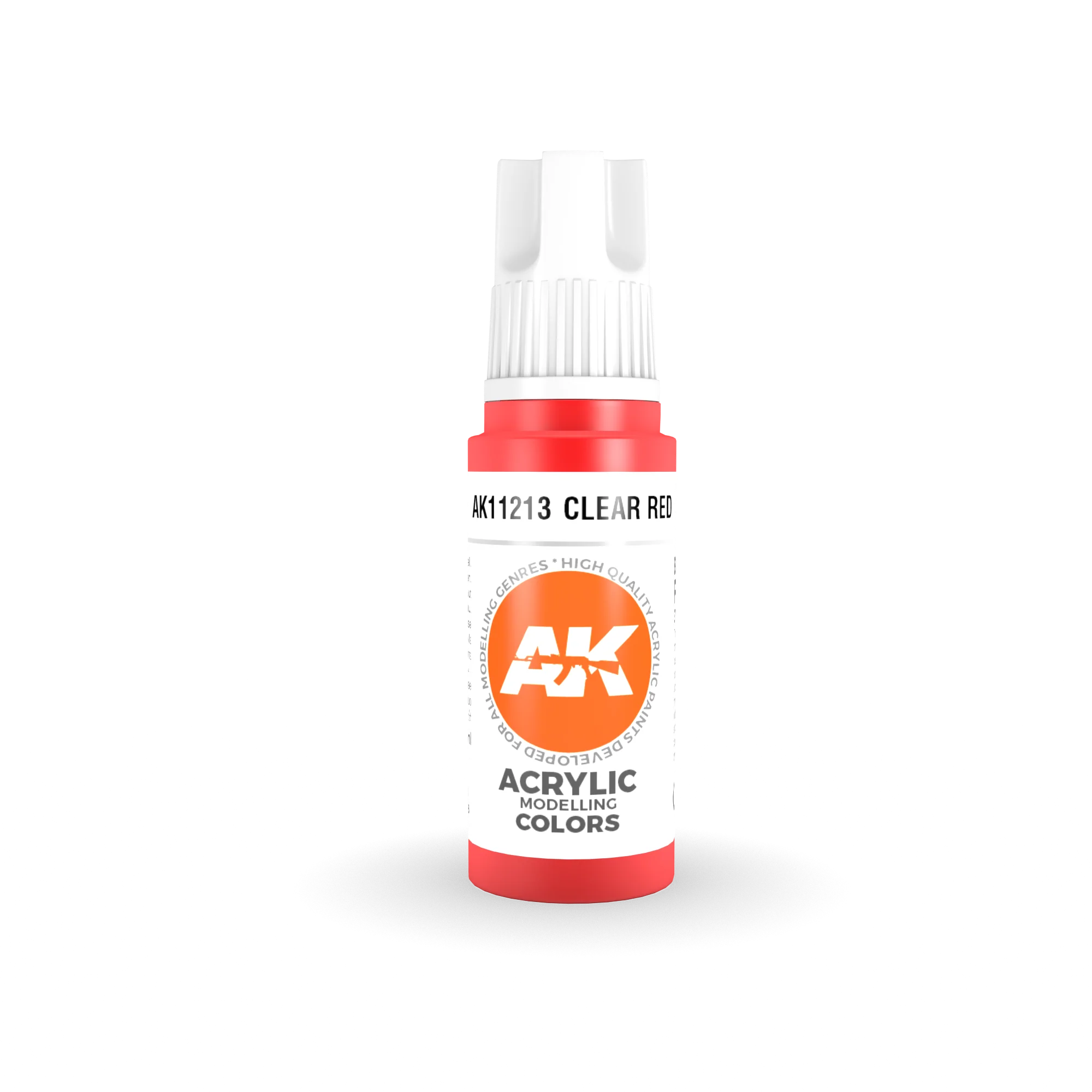 AK Interactive: 3G Acrylic Paint - Clear Red (17ml)