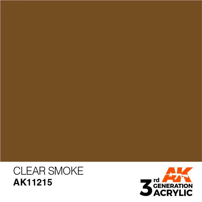 AK Interactive: 3G Acrylic Paint - Clear Smoke (17ml) - Image 2