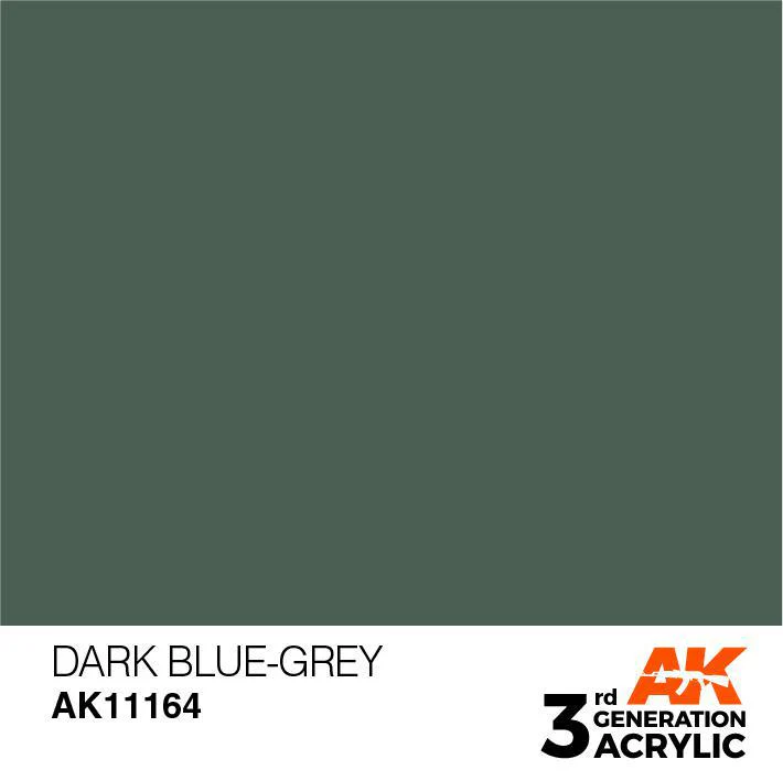 AK Interactive: 3G Acrylic Paint - Dark Blue Grey (17ml) - Image 2