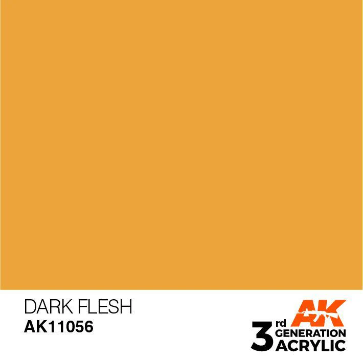AK Interactive: 3G Acrylic Paint - Dark Flesh (17ml) - Image 2