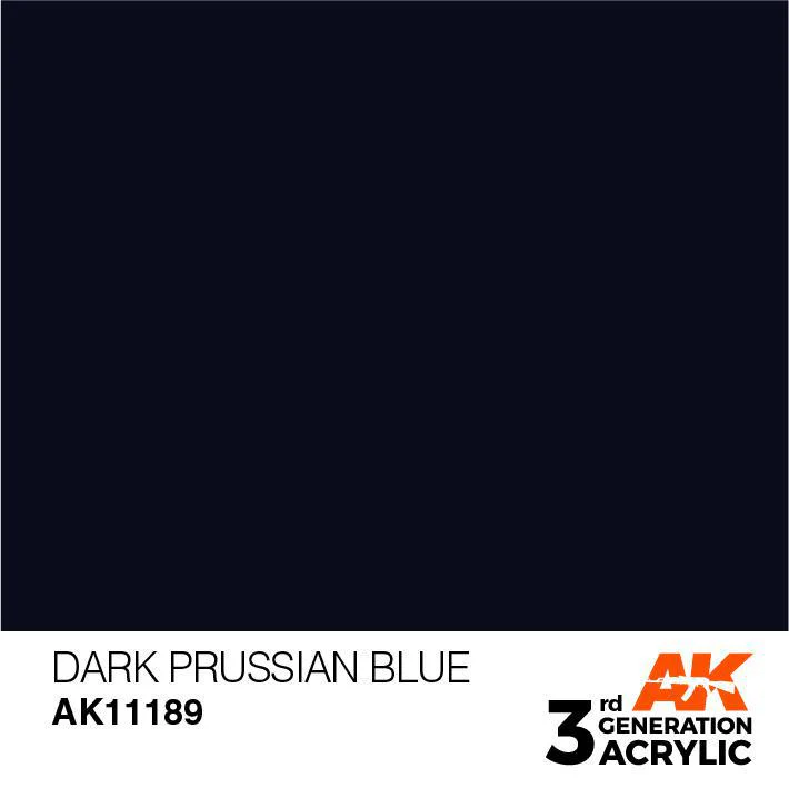 AK Interactive: 3G Acrylic Paint - Dark Prussian Blue (17ml) - Image 2