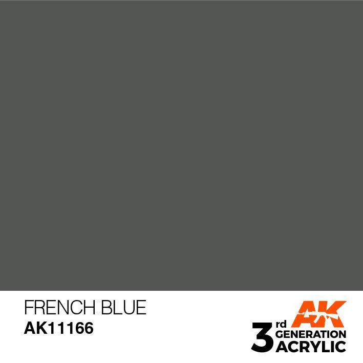 AK Interactive: 3G Acrylic Paint - French Blue (17ml) - Image 2
