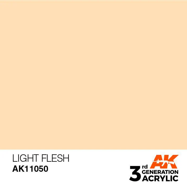 AK Interactive: 3G Acrylic Paint - Light Flesh (17ml) - Image 2