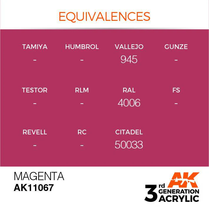 AK Interactive: 3G Acrylic Paint - Magenta (17ml) - Image 3