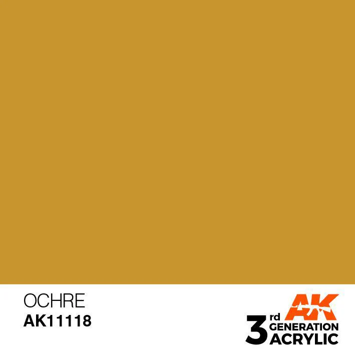 AK Interactive: 3G Acrylic Paint - Ochre (17ml) - Image 2