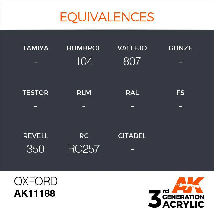 AK Interactive: 3G Acrylic Paint - Oxford (17ml) - Image 3