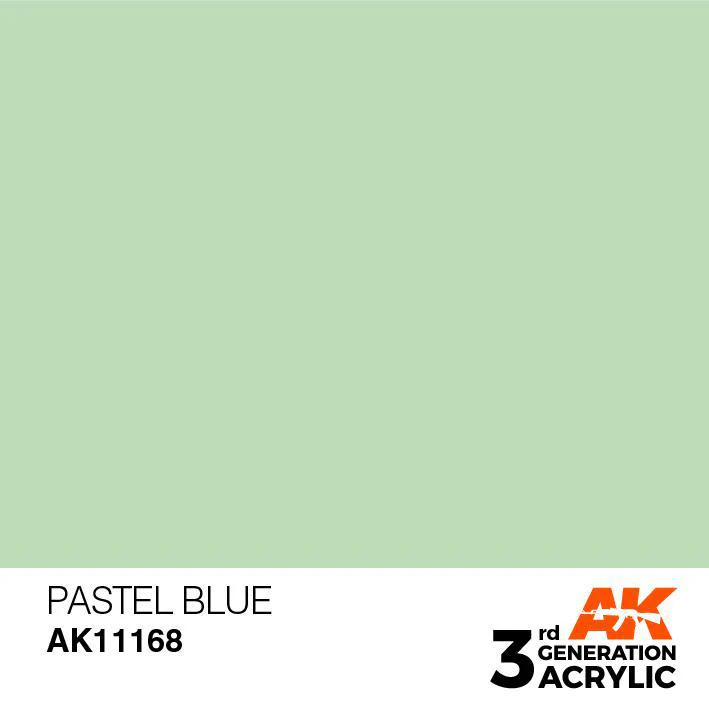 AK Interactive: 3G Acrylic Paint - Pastel Blue (17ml) - Image 2