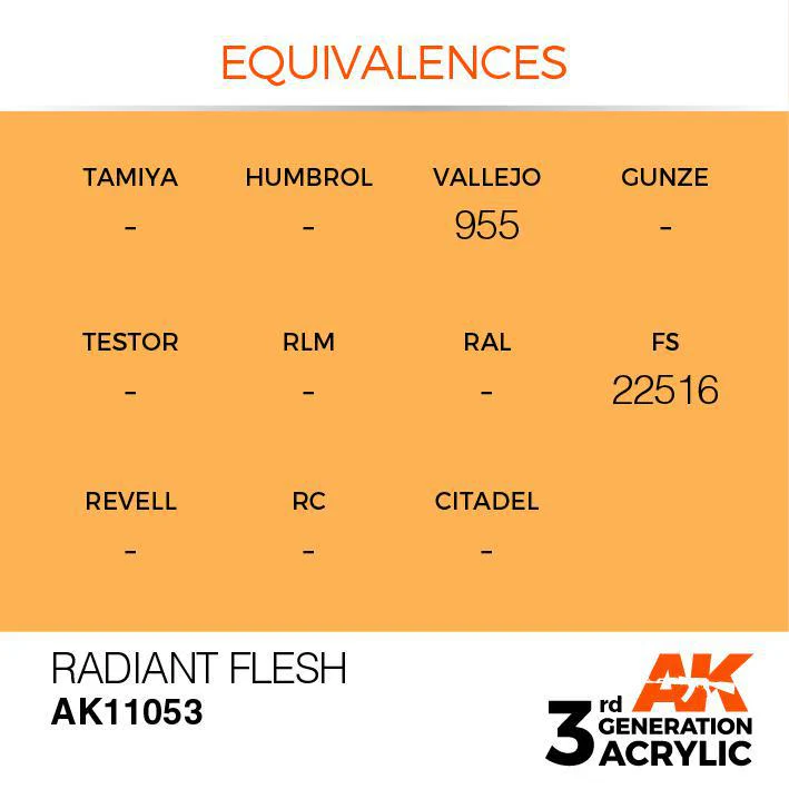AK Interactive: 3G Acrylic Paint - Radiant Flesh (17ml) - Image 3