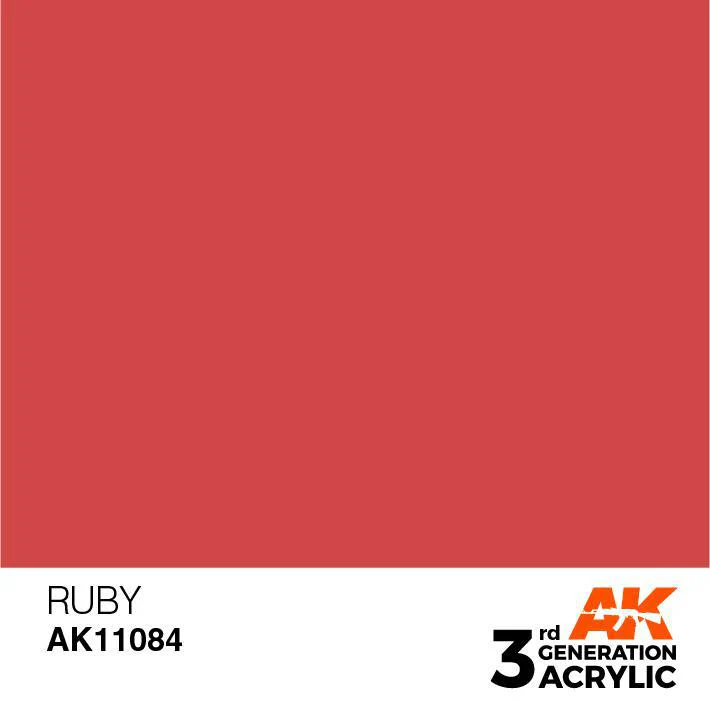 AK Interactive: 3G Acrylic Paint - Ruby (17ml) - Image 2