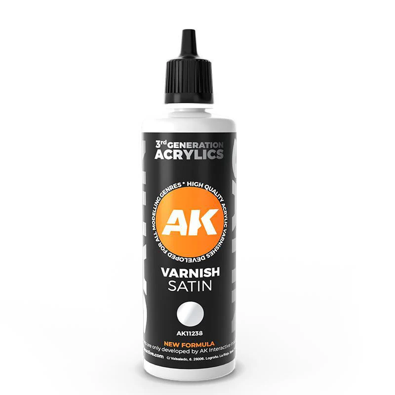 AK Interactive: 3G Acrylic Paint - Satin Varnish (100ml)