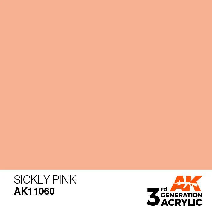 AK Interactive: 3G Acrylic Paint - Sickly Pink (17ml) - Image 2