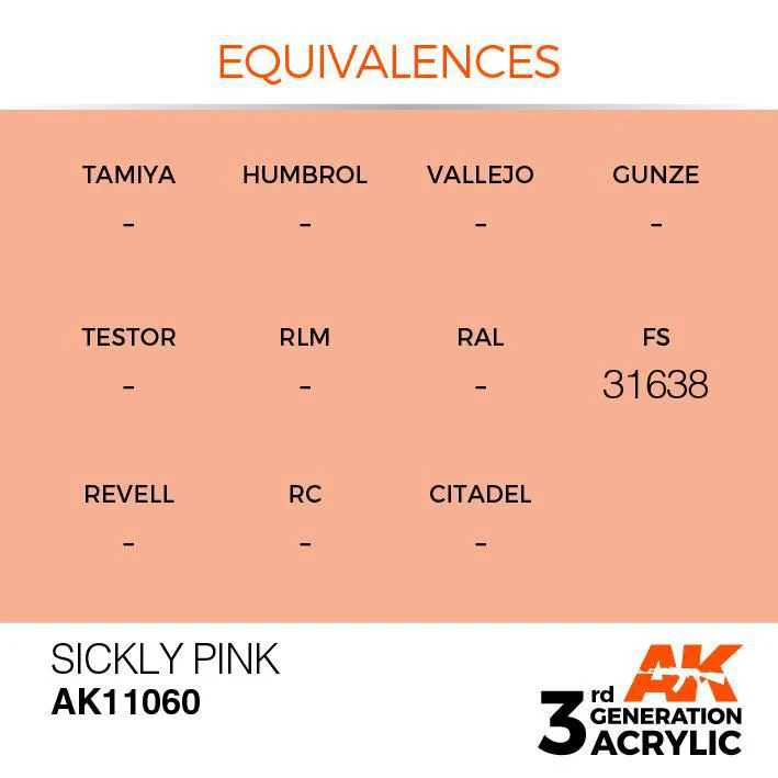 AK Interactive: 3G Acrylic Paint - Sickly Pink (17ml) - Image 3