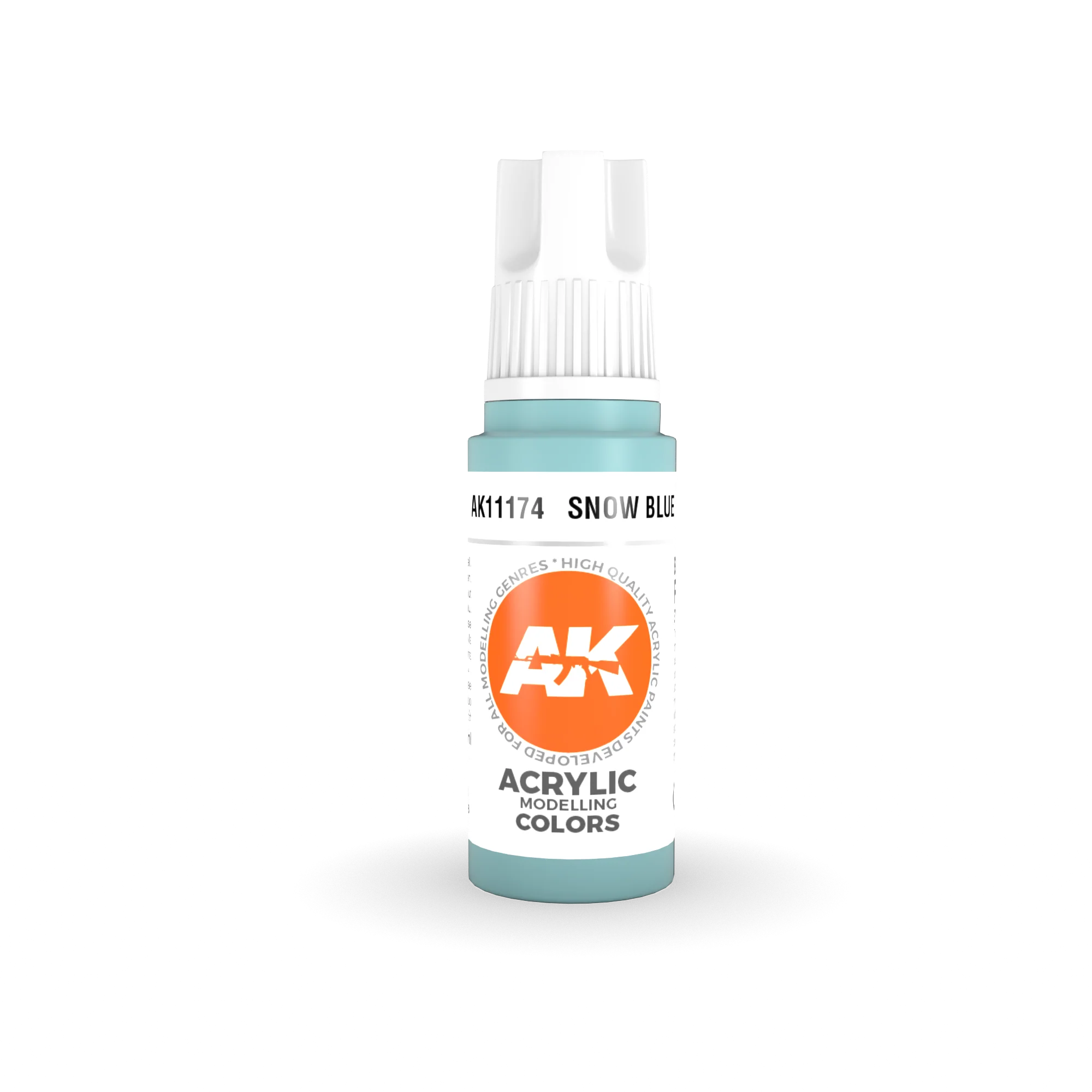 AK Interactive: 3G Acrylic Paint - Snow Blue (17ml)