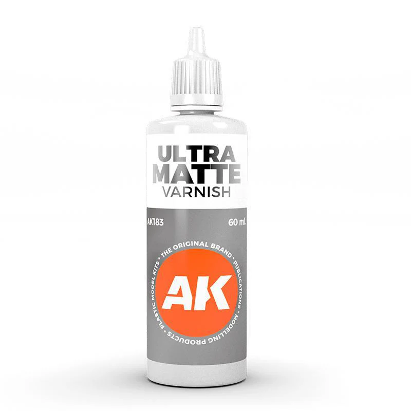 AK Interactive: 3G Acrylic Paint - Ultra Matte Top Quality Varnish (60ml)