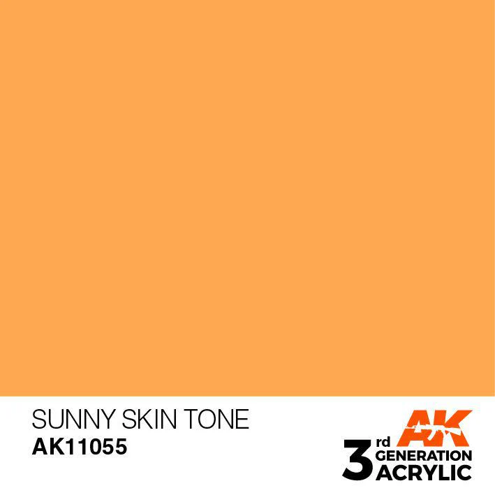 AK Interactive 3G Acrylic - Sunny Skin Tone 17ml - Image 2