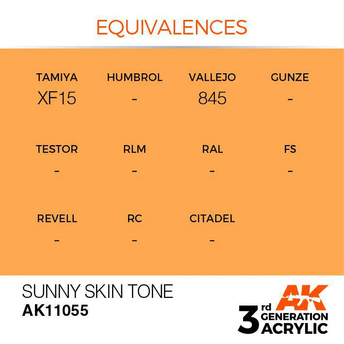 AK Interactive 3G Acrylic - Sunny Skin Tone 17ml - Image 3