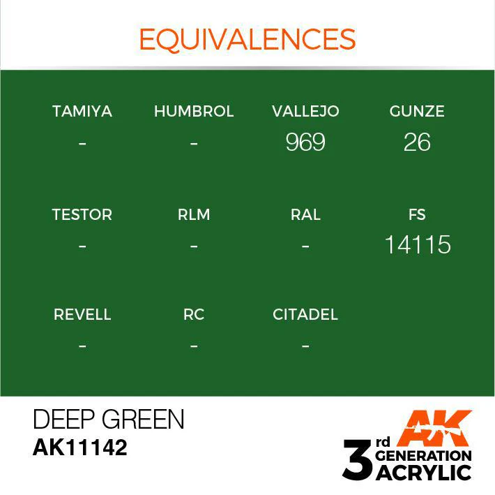AK Interactive: 3G Intense Acrylic Paint - Deep Green (17ml) - Image 3