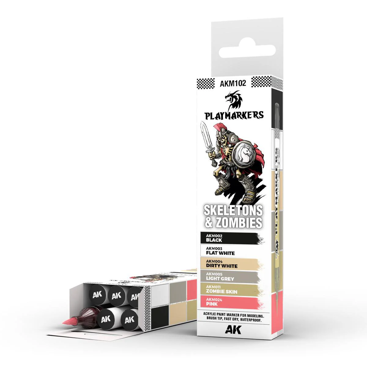 AK Interactive Playmarkers Set - Skeletons & Zombies