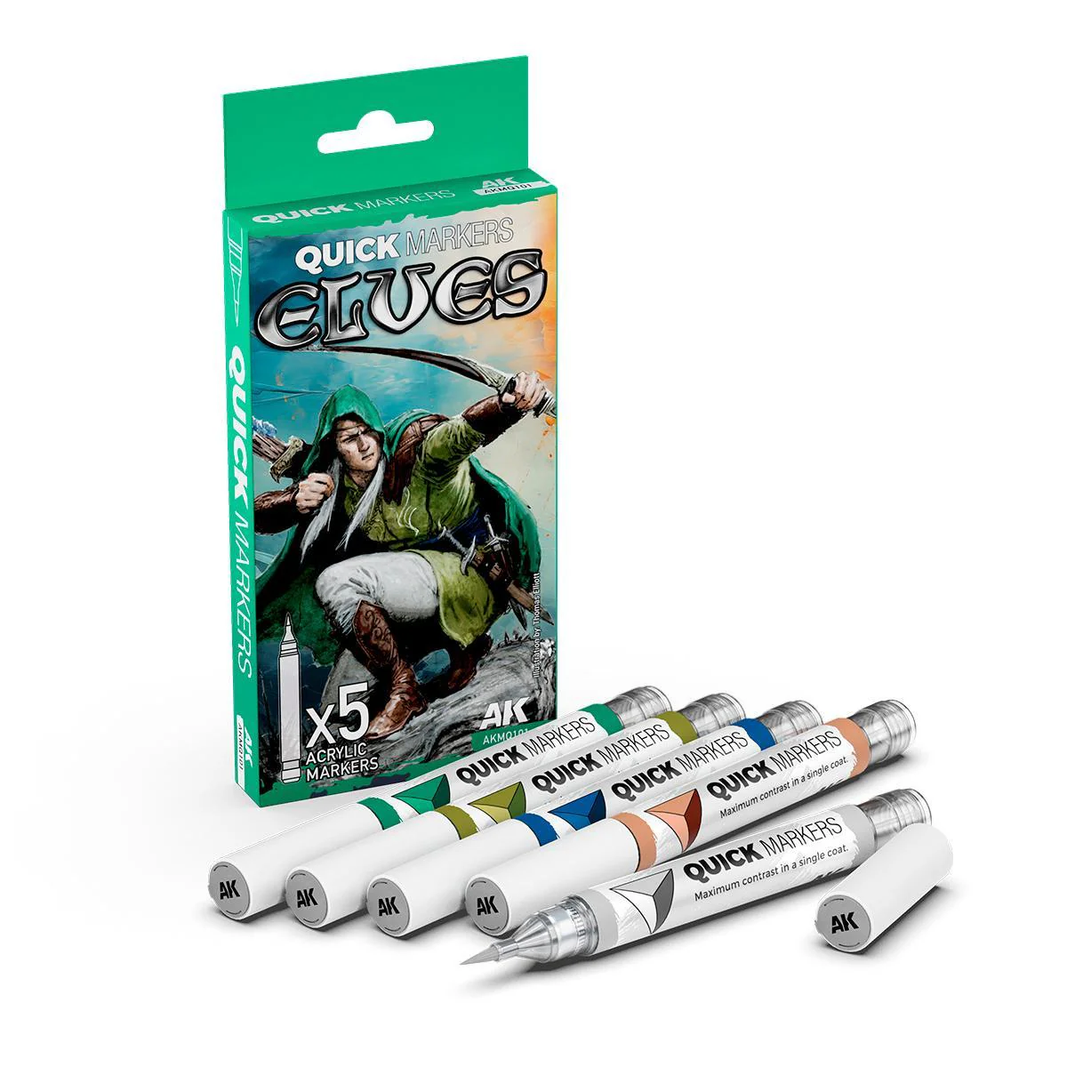 AK Interactive: Quick Markers - Elves Set