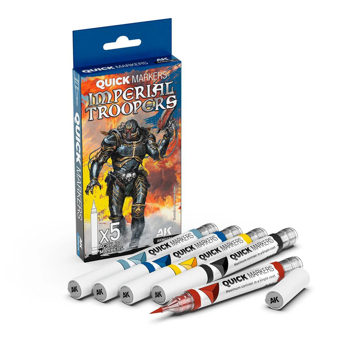AK Interactive: Quick Markers - Imperial Troopers Set