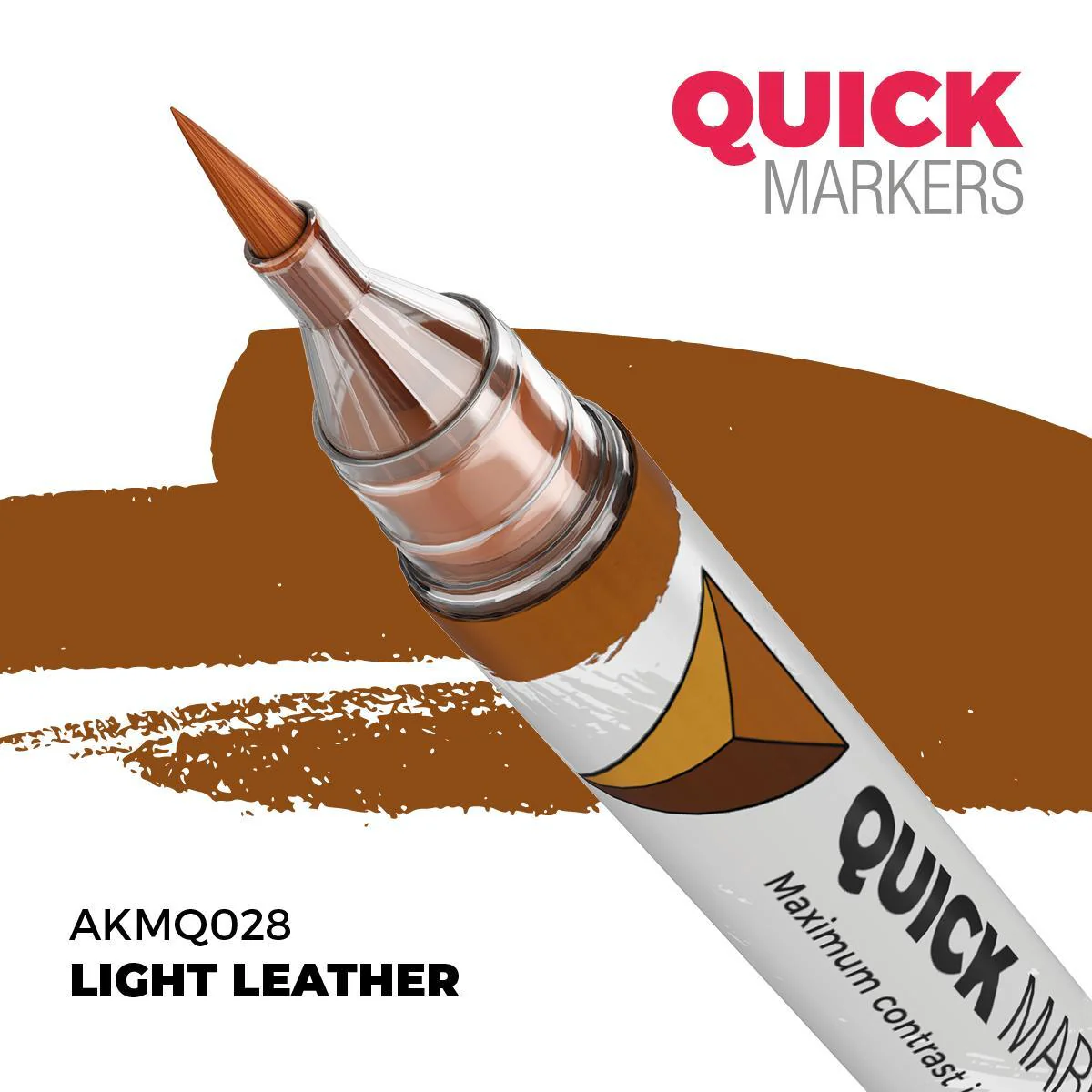 AK Interactive: Quick Markers - Light Leather