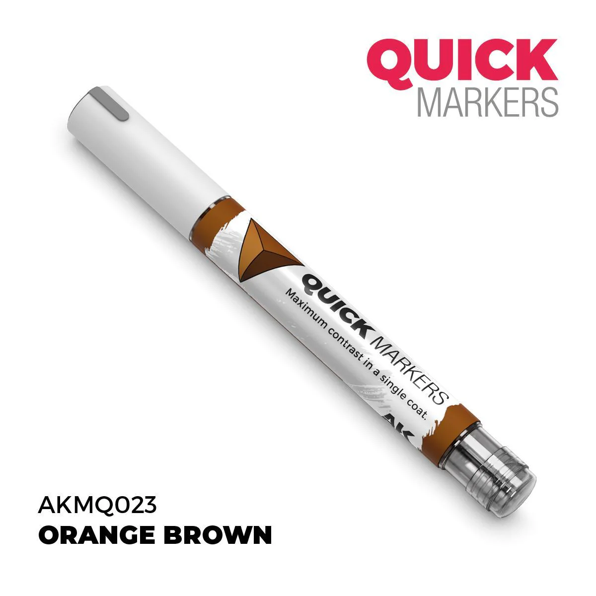 AK Interactive: Quick Markers - Orange Brown - Image 2
