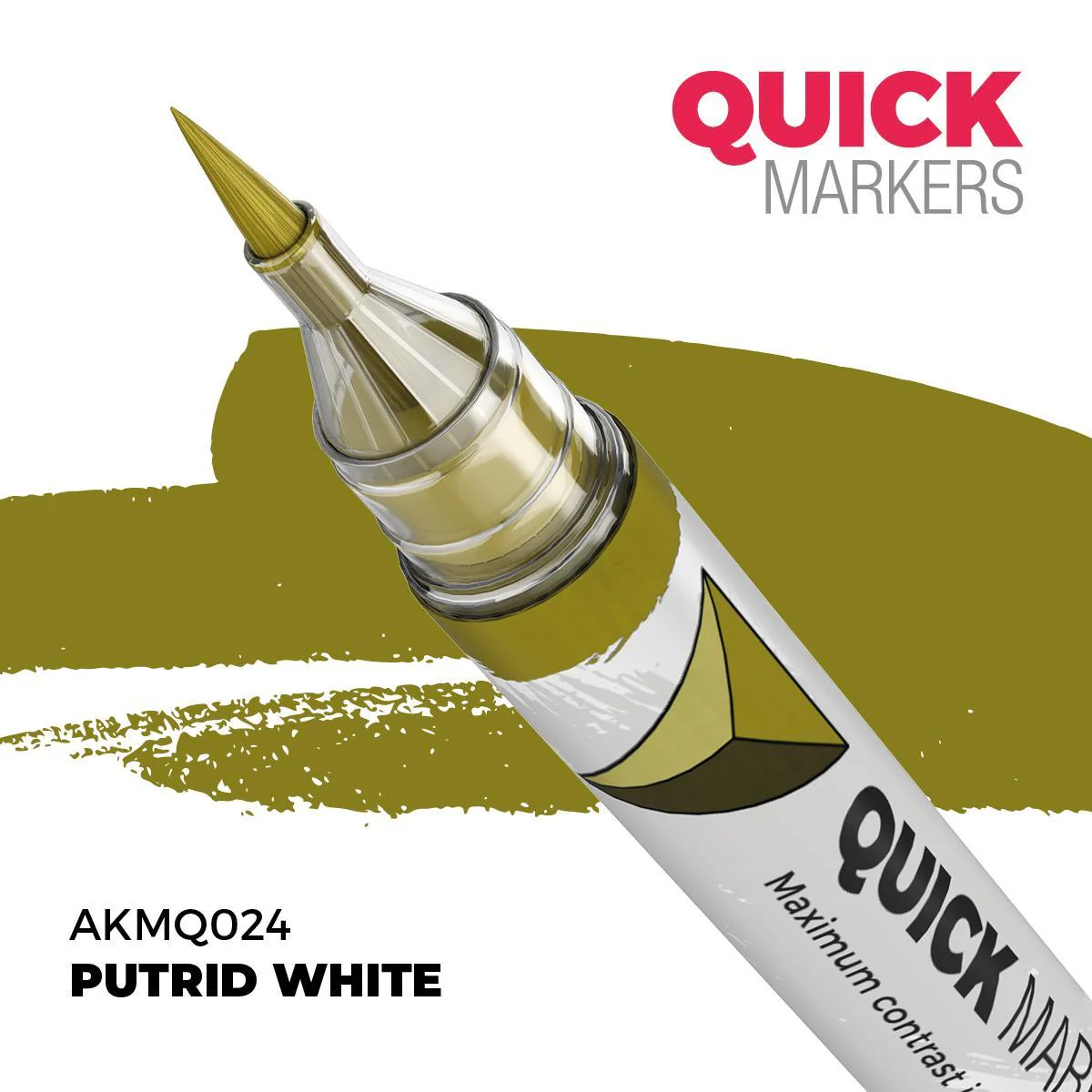 AK Interactive: Quick Markers - Putrid White