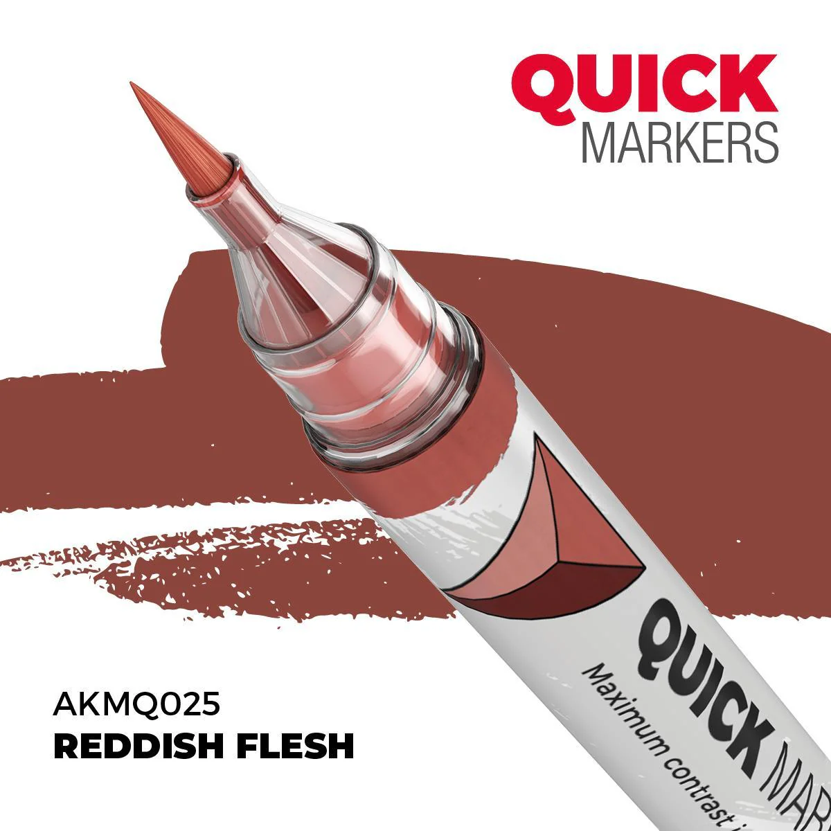 AK Interactive: Quick Markers - Reddish Flesh