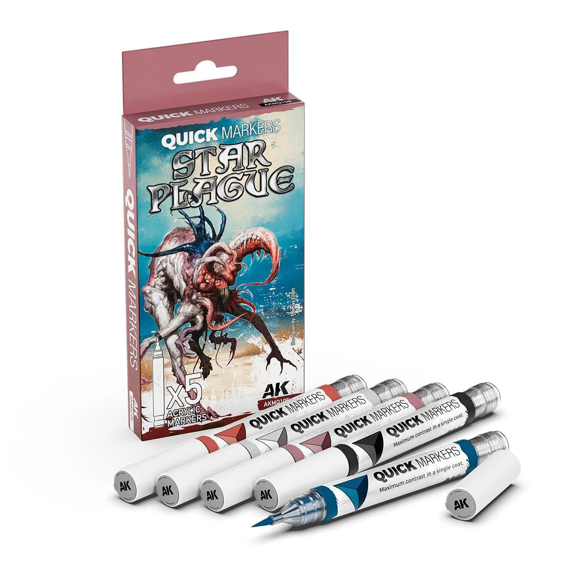 AK Interactive: Quick Markers - Star Plague Set