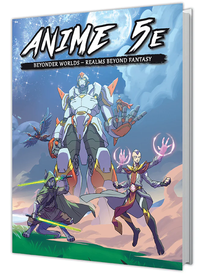 Anime 5E RPG: Beyonder Worlds - Realms Beyond Fantasy
