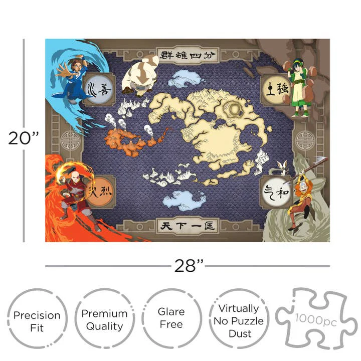 Aquarius: Avatar - Map - 1000 Piece Puzzle - Image 2