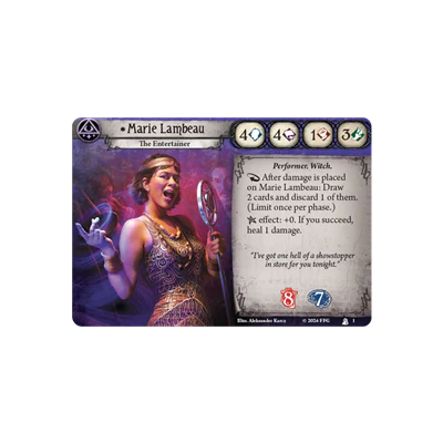 Arkham Horror The Card Game: Marie Lambeau - Investigator Deck - Image 4