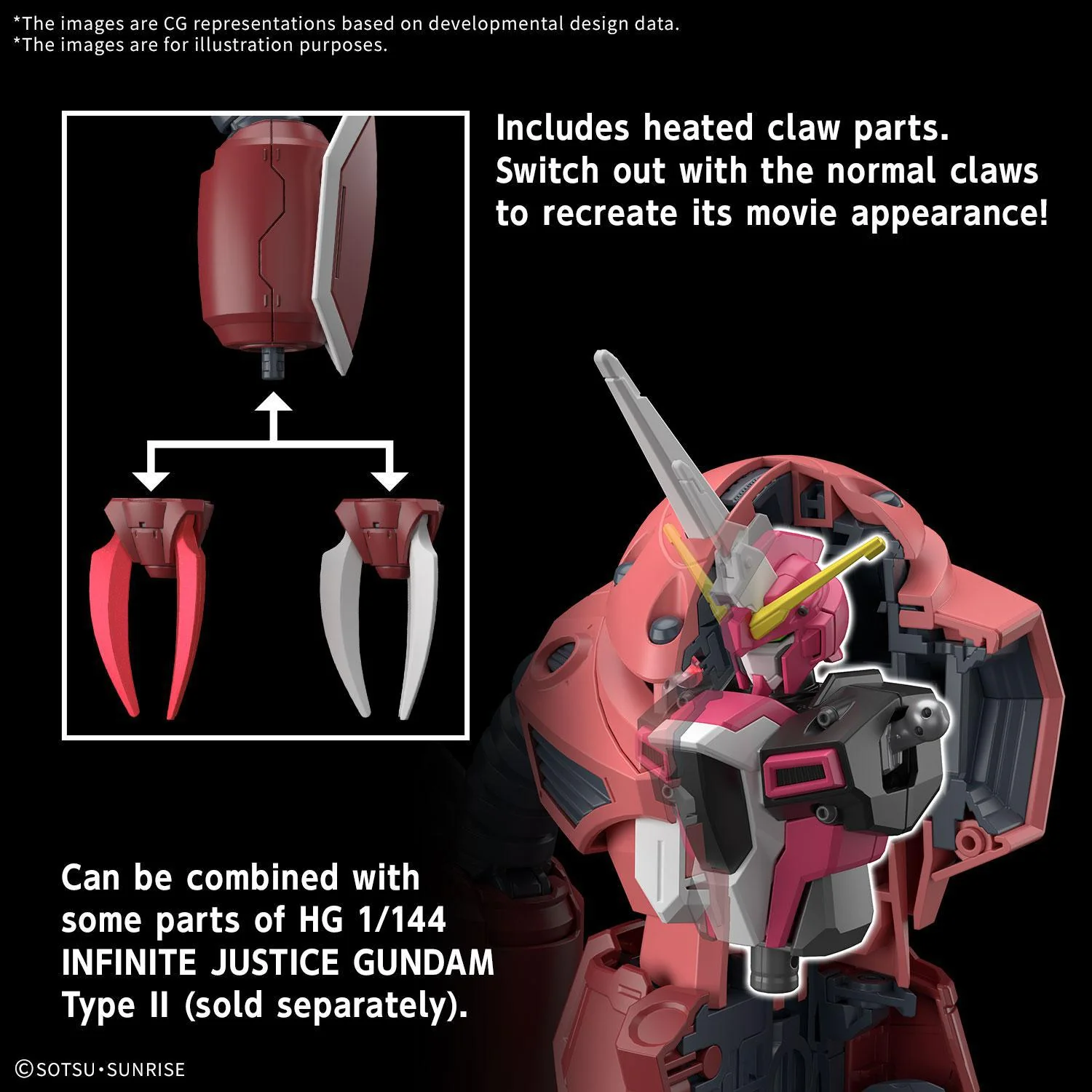 Bandai Gundam Model Kit: HGCE (High Grade Cosmic Era) 1/144 - "Mobile Suit Gundam SEED Freedom" - Z'Gok ZGMF-MM07 - Image 7