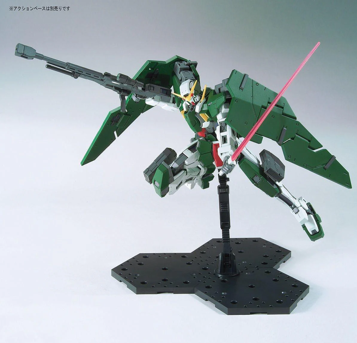 Bandai Gundam Model Kit: MG (Master Grade) 1/100 - "Gundam 00" - GN-002 Gundam Dynames - Image 3