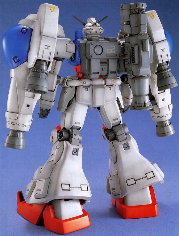 Bandai Gundam Model Kit: MG (Master Grade) 1/100 - "Gundam 0083" - RX-78GP02A GP02 Physalis - Image 3