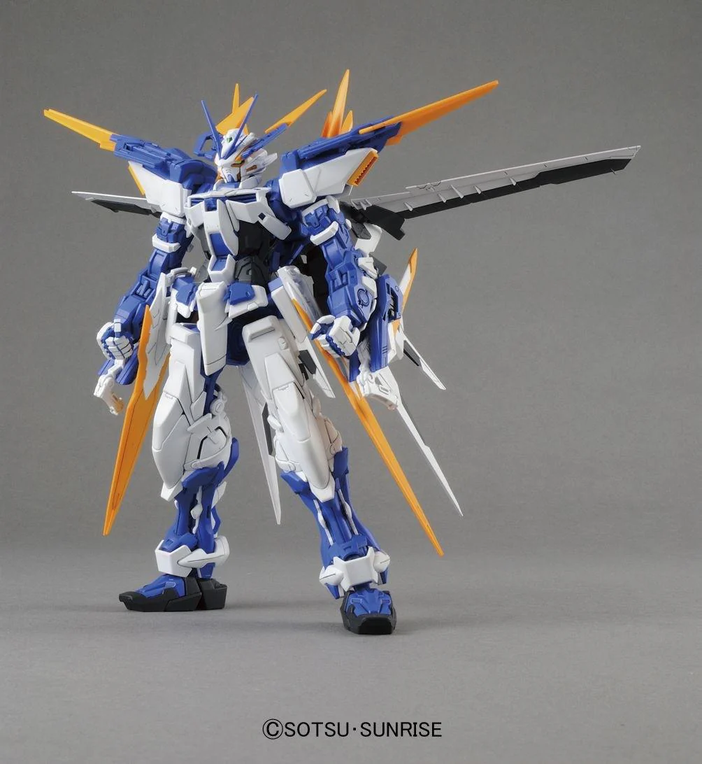 Bandai Gundam Model Kit: MG (Master Grade)  1/100 - "Gundam SEED Astray" - MBF-P03D Gundam Astray Blue Frame D