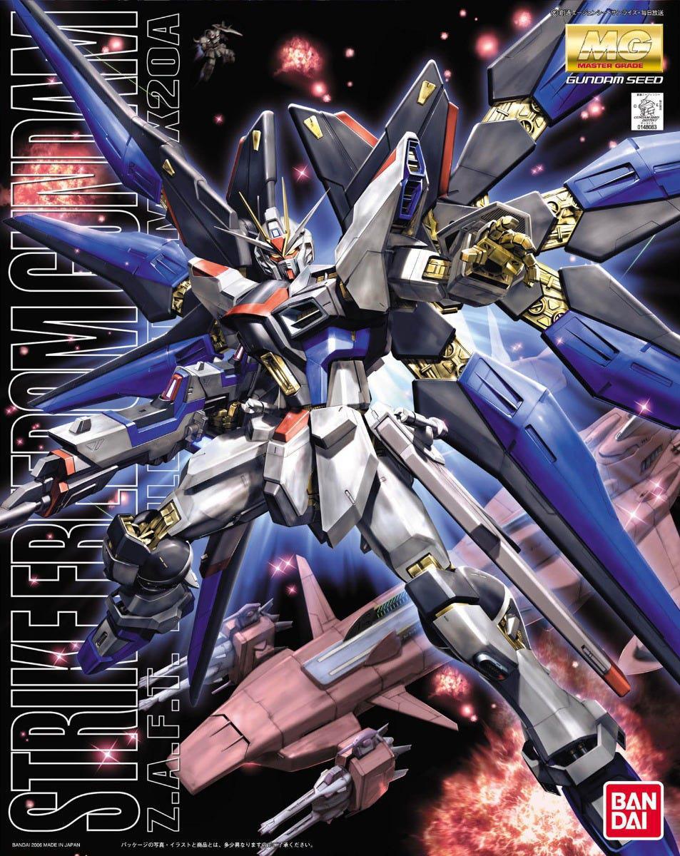 Bandai Gundam Model Kit: MG (Master Grade) 1/100 - "Gundam SEED Destiny" - Strike Freedom - Image 2