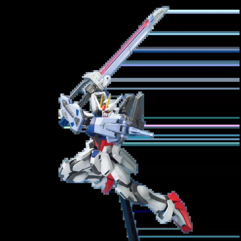 Bandai Gundam Model Kit: MG (Master Grade) 1/100 - "Gundam SEED" - GAT-X105 Launcher/Sword - Image 3