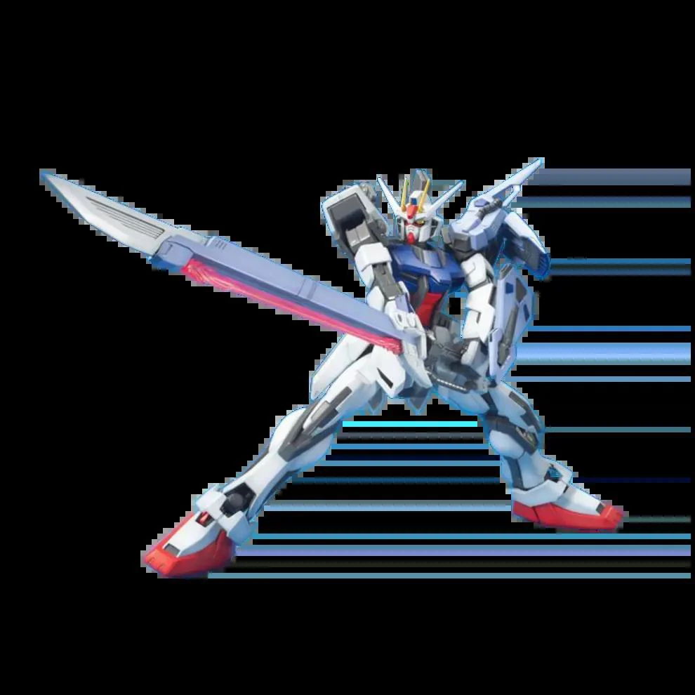 Bandai Gundam Model Kit: MG (Master Grade) 1/100 - "Gundam SEED" - GAT-X105 Launcher/Sword - Image 4