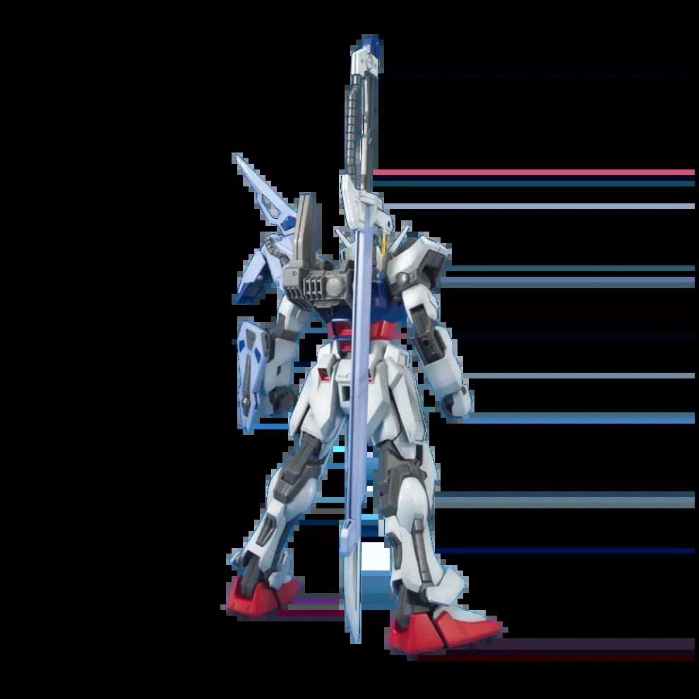 Bandai Gundam Model Kit: MG (Master Grade) 1/100 - "Gundam SEED" - GAT-X105 Launcher/Sword - Image 5