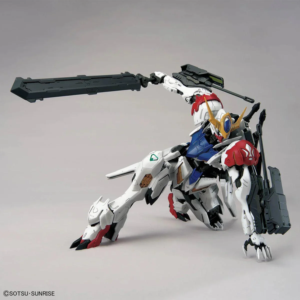 Bandai Gundam Model Kit: MG (Master Grade) 1/100 - "Mobile Suit Gundam: Iron-Blooded Orphans" - Gundam Barbatos Lupus - Image 8