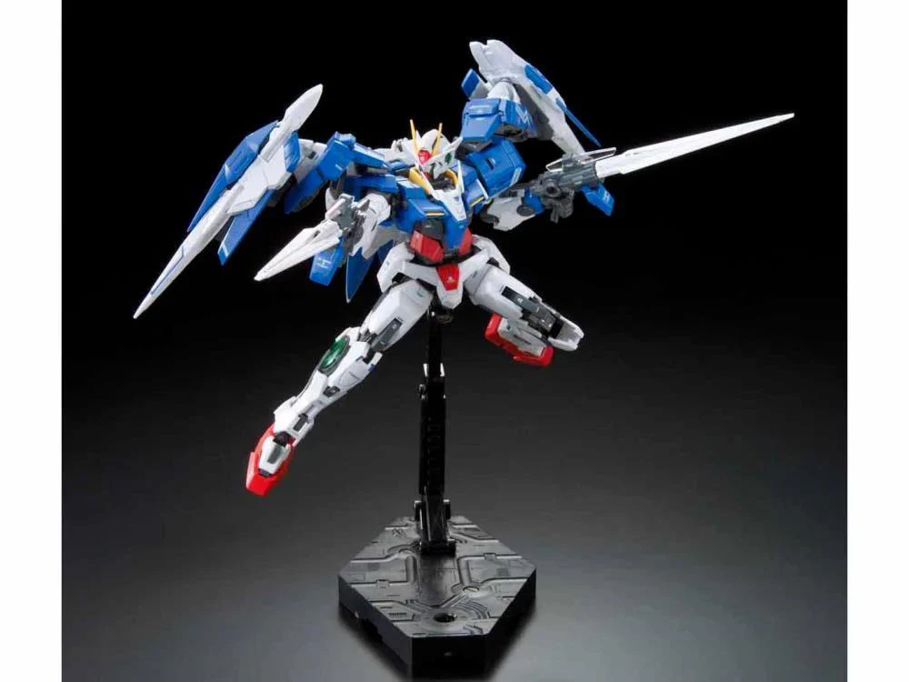 Bandai Gundam Model Kit: RG (Real Grade) 1/144 - "Gundam 00" - GN-0000+GNR-010 00 Raiser - Image 11