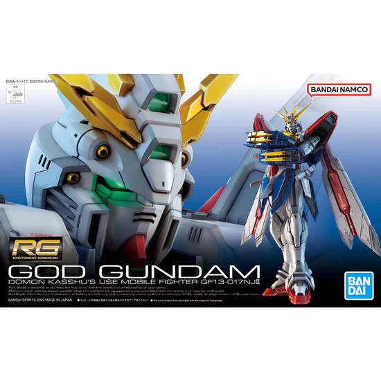 Bandai Gundam Model Kit: RG (Real Grade)  1/144 - "Mobile Fighter G Gundam" - God Gundam